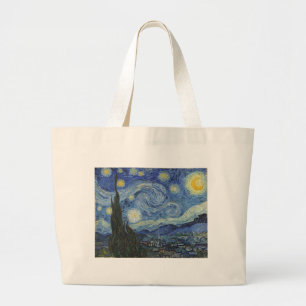 Bolso De Tela Gigante Vincent van Gogh   Noche estrellada, junio de 1889