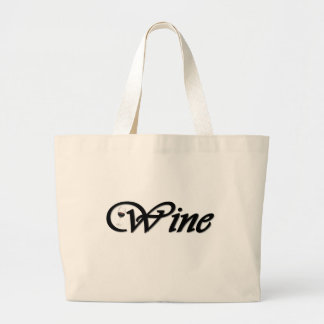 Bolso De Tela Gigante Vino