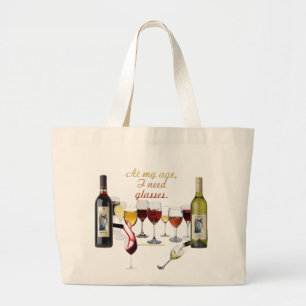 Bolso De Tela Gigante Vino de SlipperyJoe's Wine Glasses vino fermentado