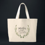Bolso De Tela Gigante Vino de vegetación rústica madre de la novia<br><div class="desc">Por Honey & Birch Studios</div>