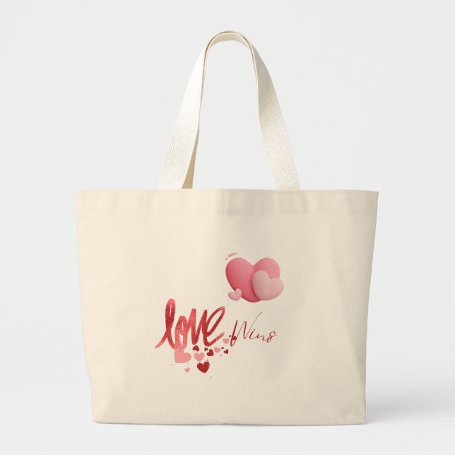 Bolso De Tela Gigante Vinos de amor (Frente)