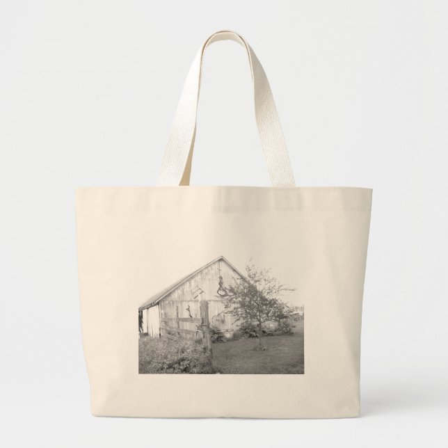 Bolso De Tela Gigante Vintage Barn (Frente)