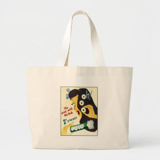 Bolso De Tela Gigante Vintage Candy - La Fábrica de la Moneda con el anu