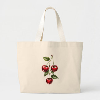 Bolso De Tela Gigante Vintage Cherry Illustration Tote Bag