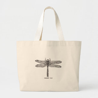 Bolso De Tela Gigante Vintage Dragon Fly