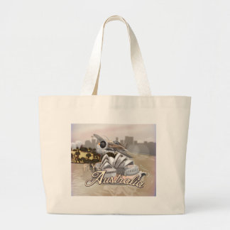 Bolso De Tela Gigante Vintage Fly To Australia