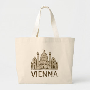 Bolso De Tela Gigante Vintage Viena