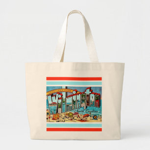 Bolso De Tela Gigante Vintage Wilmington NC 