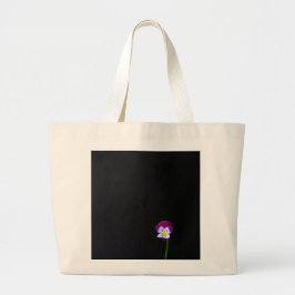 Bolso De Tela Gigante Violet Flower jtcna