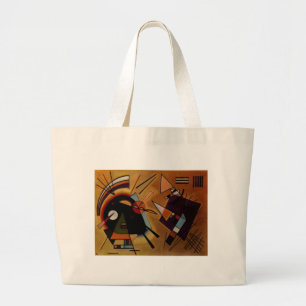 Bolso De Tela Gigante Violeta negra de Kandinsky