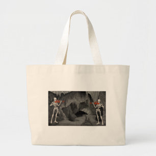 Bolso De Tela Gigante violin skeleton
