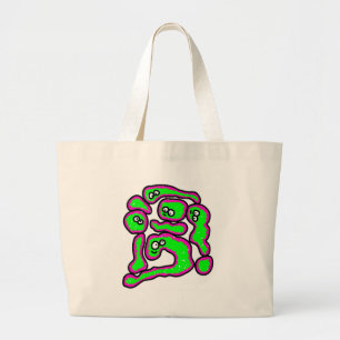 Bolso De Tela Gigante Virus de gripe