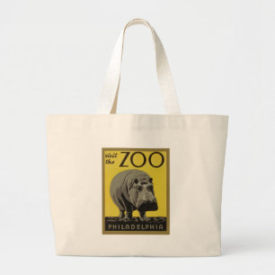 Bolso De Tela Gigante Visite el parque zoológico de Philadelphia