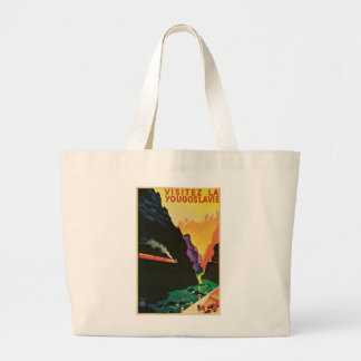 Bolso De Tela Gigante Visitez La Yougoslavie