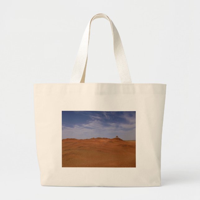 Bolso De Tela Gigante Vista del desierto - Gobi (Frente)