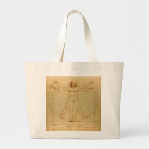 Bolso De Tela Gigante Vitruista de Leonardo Da Vinci