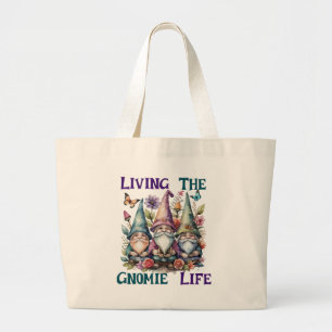 Bolso De Tela Gigante Viviendo la vida de gnomo