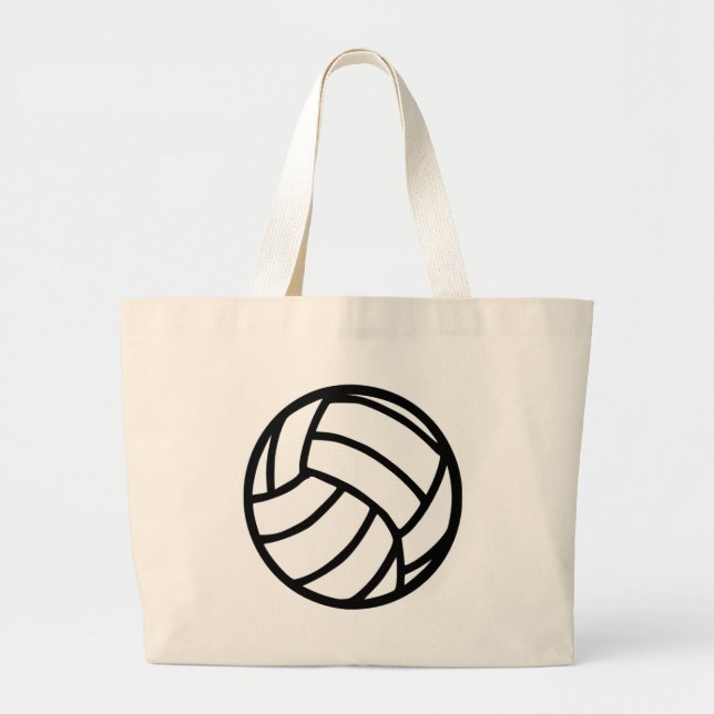 Bolso De Tela Gigante Voleibol (Frente)