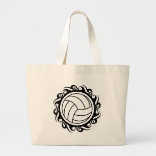 Bolso De Tela Gigante voleibol tribal