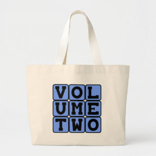 Bolso De Tela Gigante Volumen Dos, Segundo Volumen