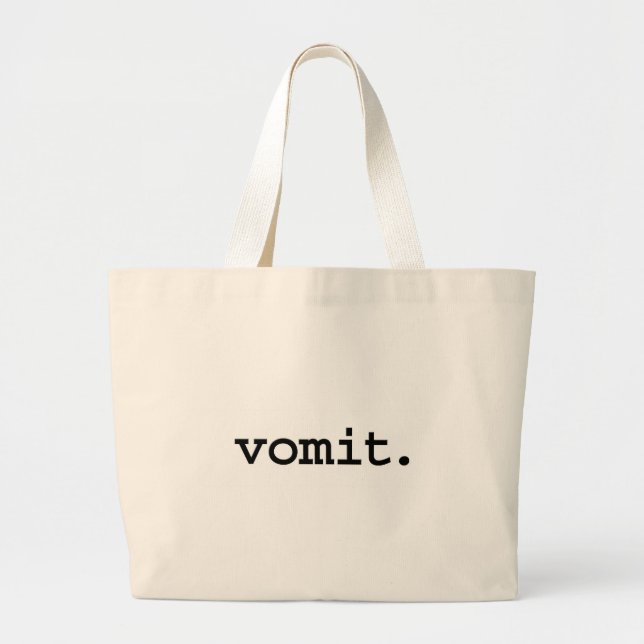 Bolso De Tela Gigante vómito (Frente)