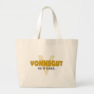 Bolso De Tela Gigante Vonnegut así que él va