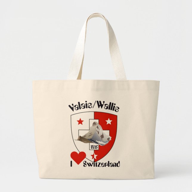 Bolso De Tela Gigante Wallis / Valais Tasche (Frente)