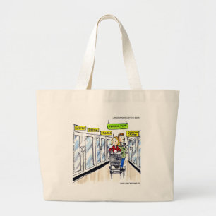 Bolso De Tela Gigante Walrus Frozen Food Section Funny