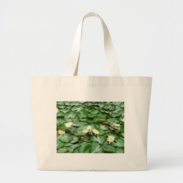 Bolso De Tela Gigante Water Lillies (Frente)