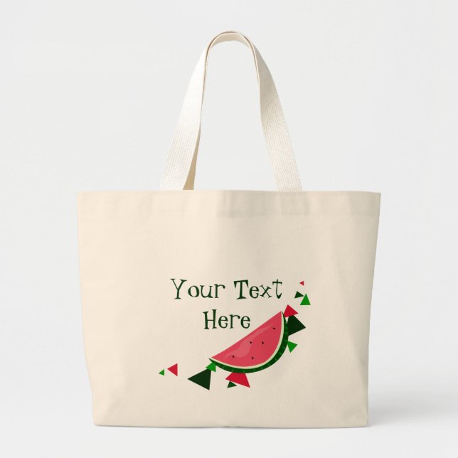 Bolso De Tela Gigante Watermelon Tote Bag (Frente)