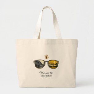 Bolso De Tela Gigante We saw the same future