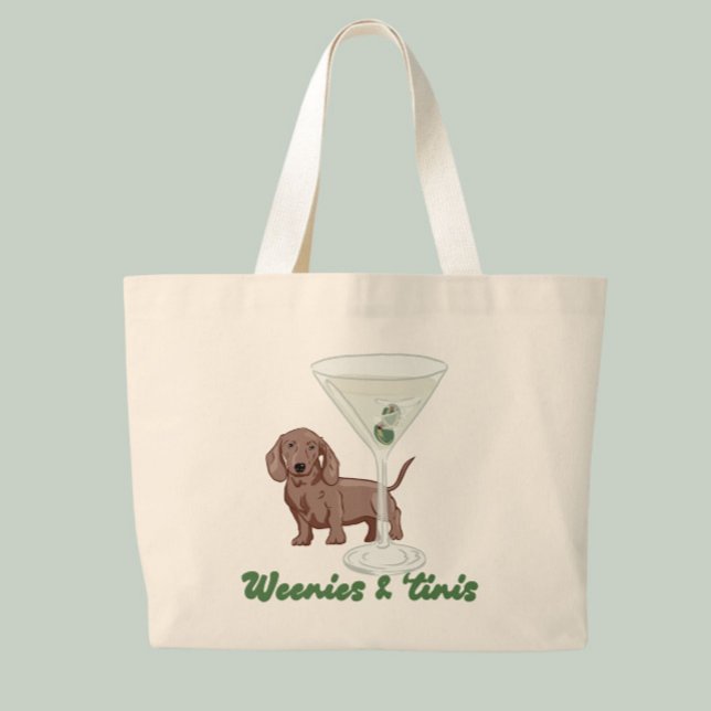 Bolso De Tela Gigante Weenies y Martinis (Subido por el creador)