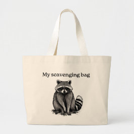 Bolso De Tela Gigante Westcoast raccoon scavenger