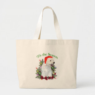 Bolso De Tela Gigante Westie 'Esta es la temporada
