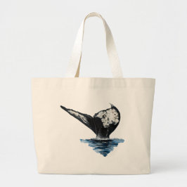 Bolso De Tela Gigante Whale Tail