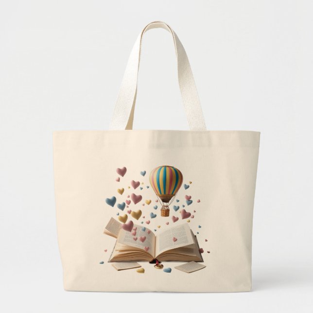 Bolso De Tela Gigante Whimsical Storybook Adventure Jumbo Tote  (Frente)