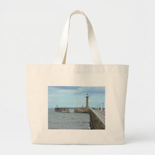 Bolso De Tela Gigante Whitby en North Yorkshire, Inglaterra.