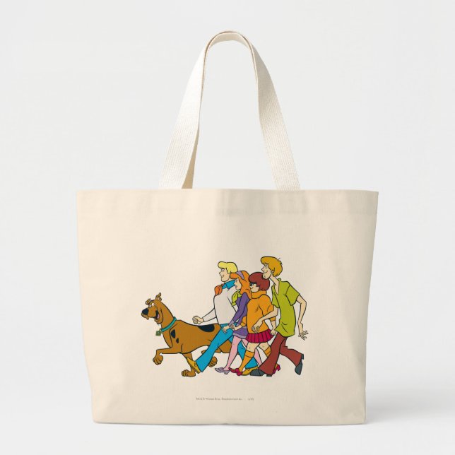 Bolso De Tela Gigante Whole Gang 18 Mystery Inc (Frente)