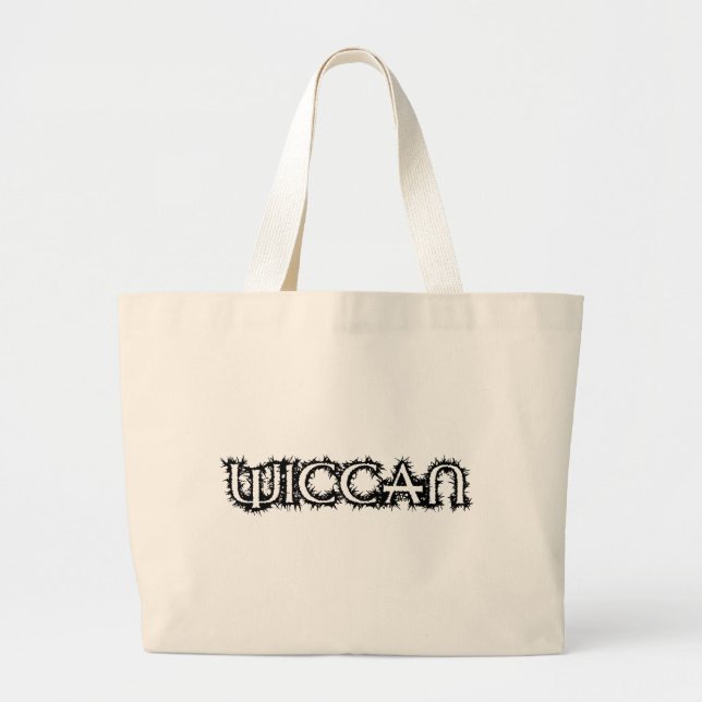Bolso De Tela Gigante Wiccan (Frente)