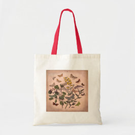 Bolso De Tela Gigante Wildflowers florales botánicos del ilustracion del
