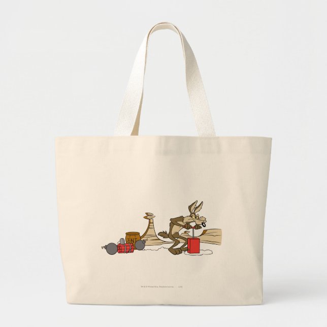 BOLSO DE TELA GIGANTE WILE E. COYOTE™ ACME TNT (Frente)
