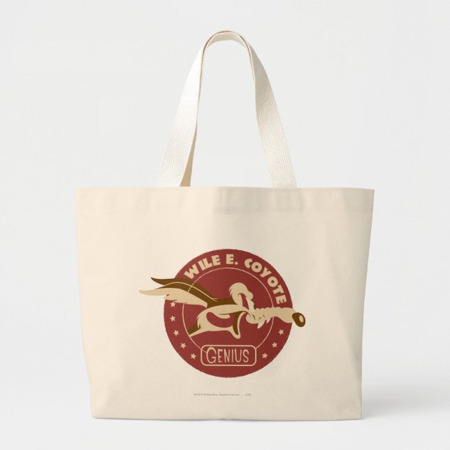 Bolso De Tela Gigante Wile E. Coyote Genius (Frente)