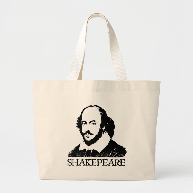 Bolso De Tela Gigante William Shakespeare (Frente)
