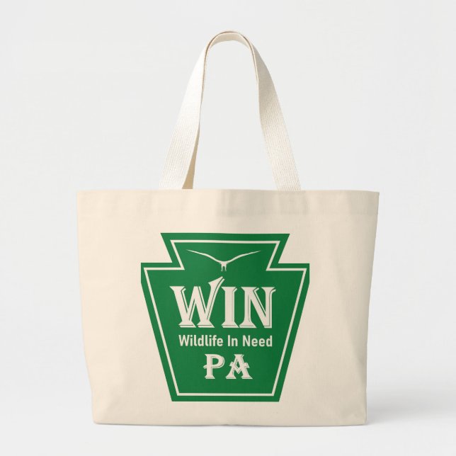 Bolso De Tela Gigante WIN Logo Jumbo Tote (Frente)