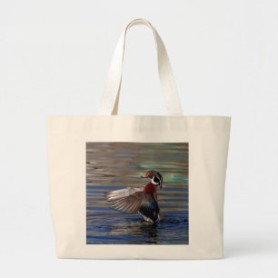 Bolso De Tela Gigante Wing Flapping Wood Duck