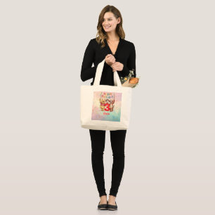 Bolso De Tela Gigante Winnie the Pooh Feliz Cumpleaños