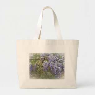 Bolso De Tela Gigante Wisteria en los bosques