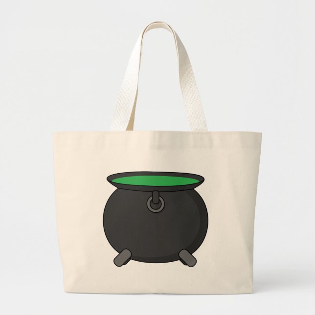 Bolso De Tela Gigante Witch Cauldron (Frente)