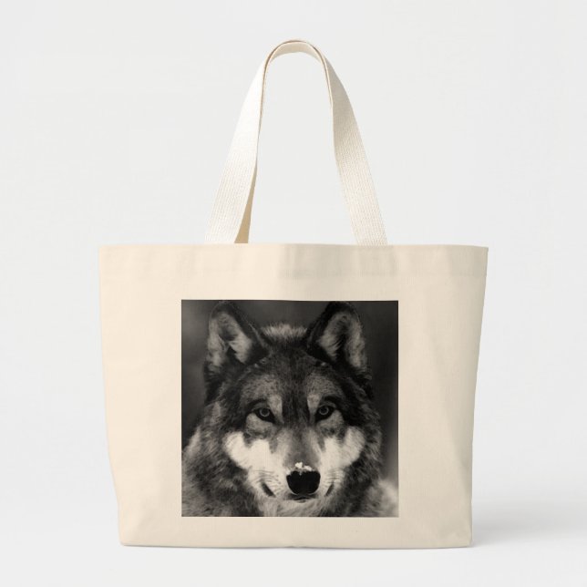 Bolso De Tela Gigante Wolf (Frente)