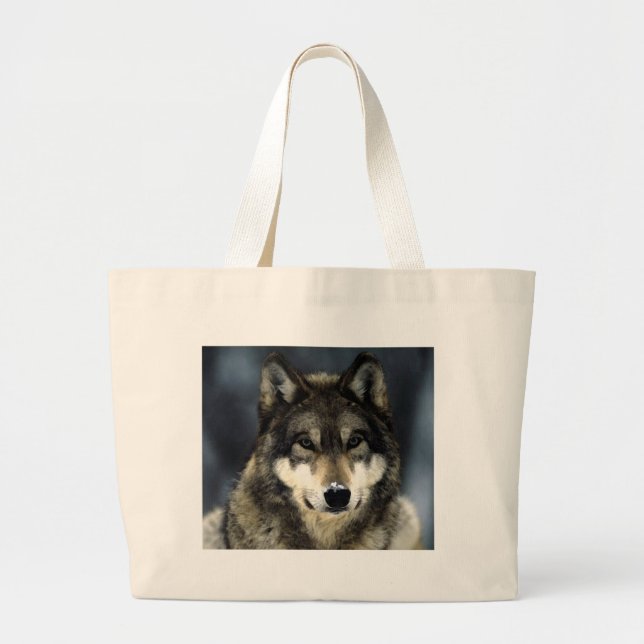 Bolso De Tela Gigante Wolf (Frente)